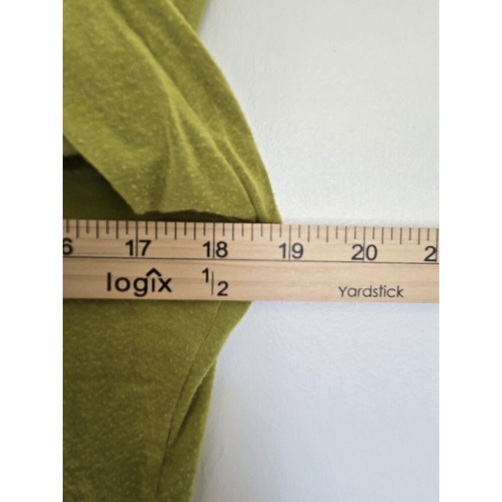 Vintage Banana Republic Shirt Womens M Top Green Y2K Peasant Boho V Neck Tunic - Picture 6 of 7